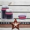 4th of July Party Essentials Party Supplies Patriotic 9-Ounce Printed Plastic Cups/Tumblers, Stars & Stripes Design